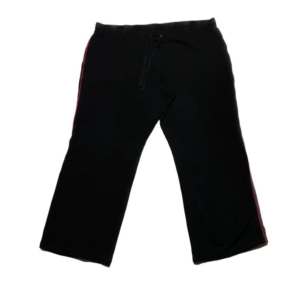 Black Sweats Red Stripe